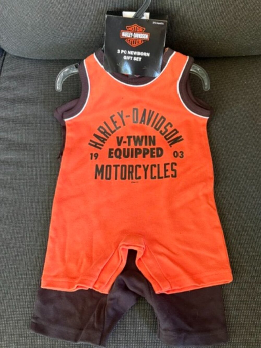 HARLEY DAVIDSON INFANT ONESIES SIZE 3-6 MONTHS